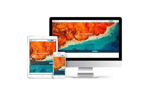 Kimberley Arts Network website displayed on desktop, tablet and mobile